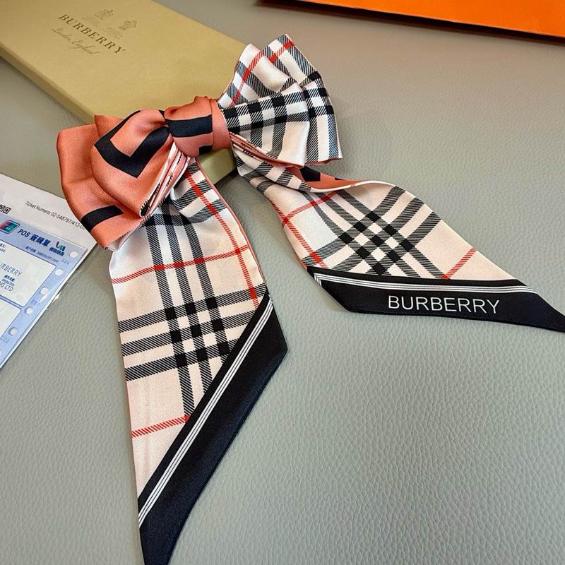 Burberry silk ribbon 120X8cm E040304